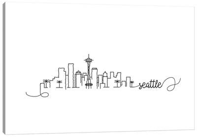 Seattle Skyline Canvas Art Print - Kharin Hanes
