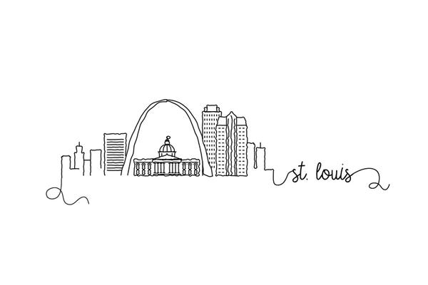 Missouri: St Louis Skyline by Kharin Hanes