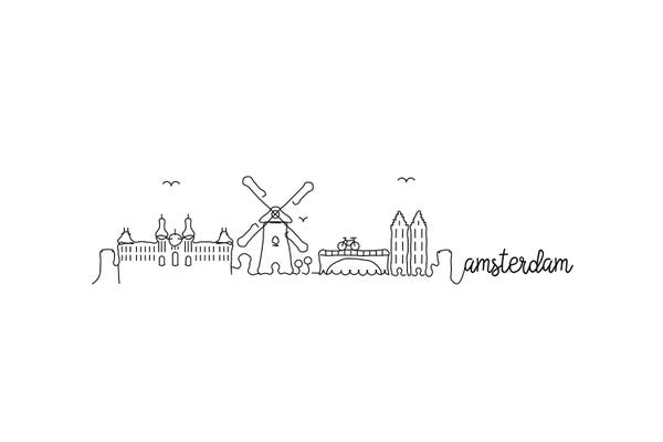 Kharin Hanes: Amsterdam Skyline by Kharin Hanes