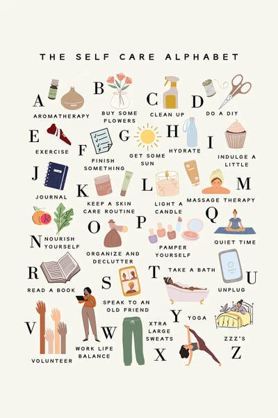 Full Alphabet: The Self Care Alphabet by Kharin Hanes