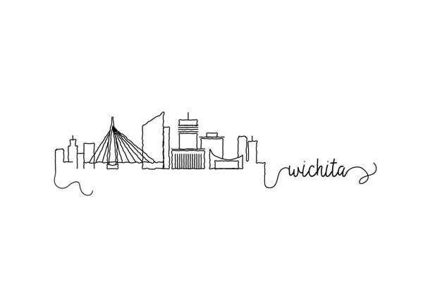 Kansas: Wichita Skyline by Kharin Hanes