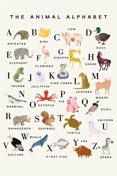 The Animal Alphabet