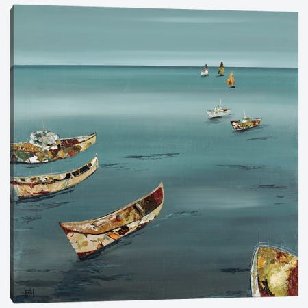 Open Sea Canvas Print #KHS15} by Kelsey Hochstatter Canvas Artwork