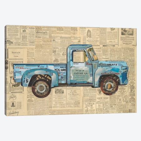 George’s ’53 Ford Canvas Print #KHS27} by Kelsey Hochstatter Art Print