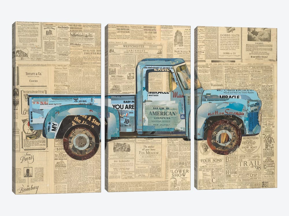 George’s ’53 Ford by Kelsey Hochstatter 3-piece Art Print