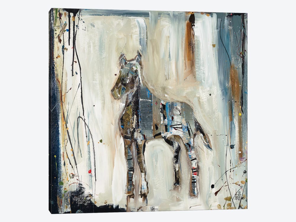Imprint Horse by Kelsey Hochstatter 1-piece Canvas Print