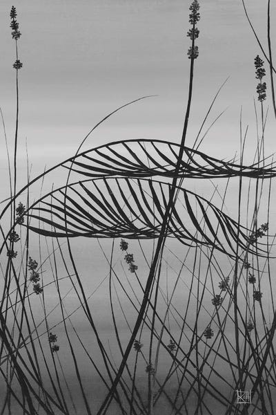 Grasses At Dusk I by Kelsey Hochstatter framed wall art