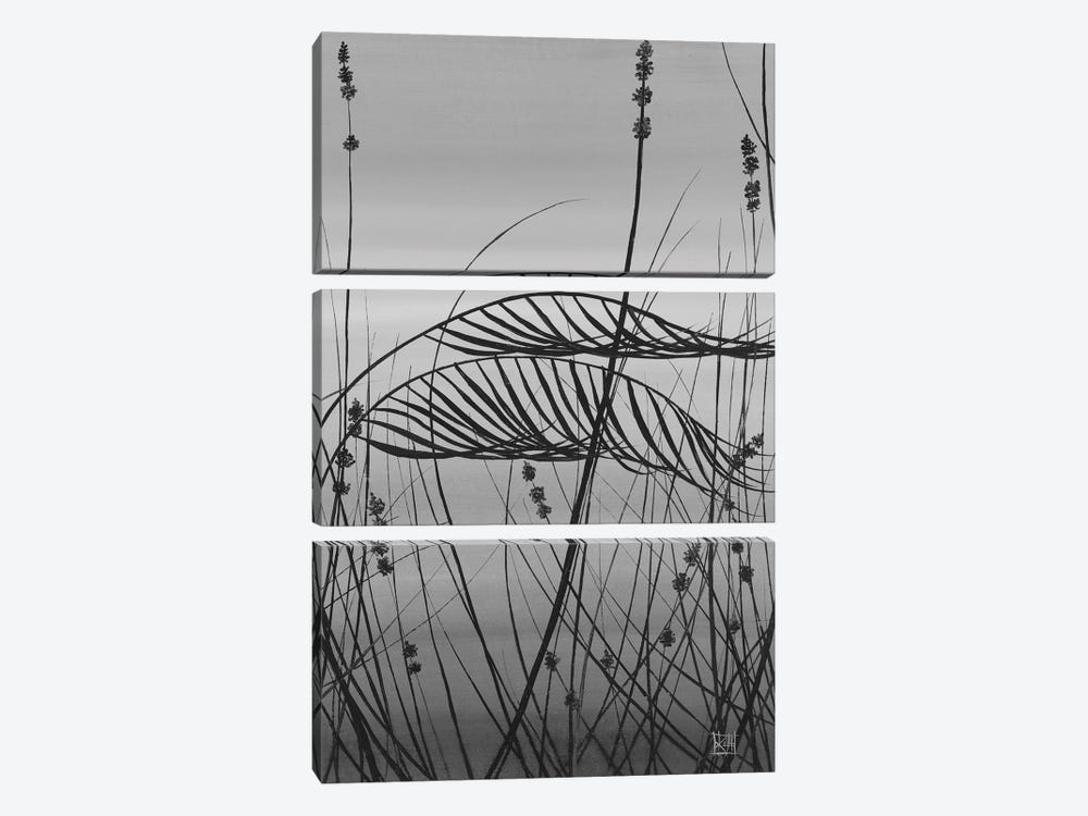Grasses At Dusk I by Kelsey Hochstatter 3-piece Canvas Art Print