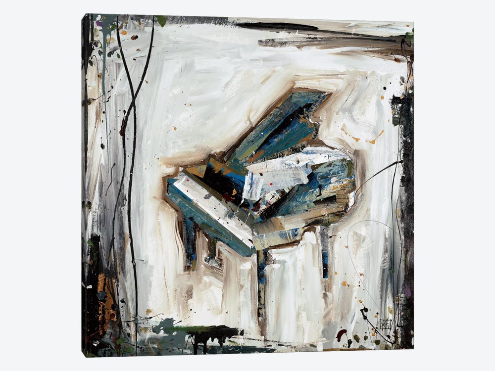 Imprint Piano by Kelsey Hochstatter 1-piece Canvas Art Print