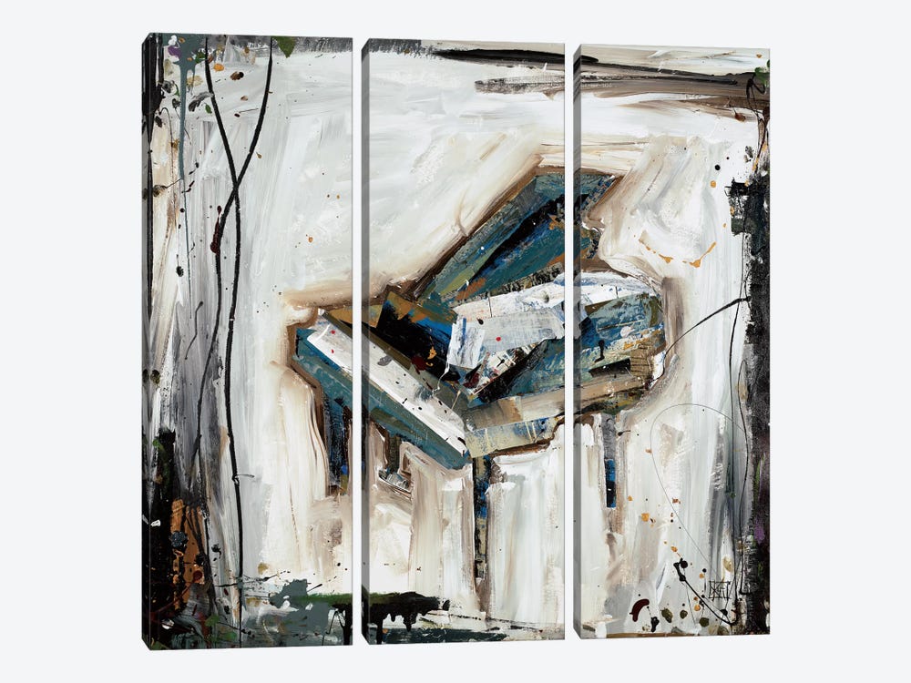 Imprint Piano by Kelsey Hochstatter 3-piece Canvas Print
