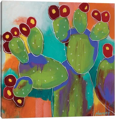Prickly Canvas Art Print - Cactus Art