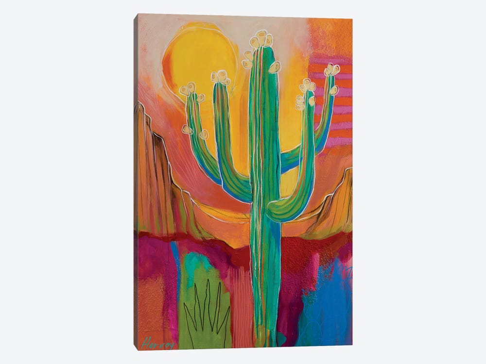 Saguaro Buds by Kristin Harvey 1-piece Canvas Art