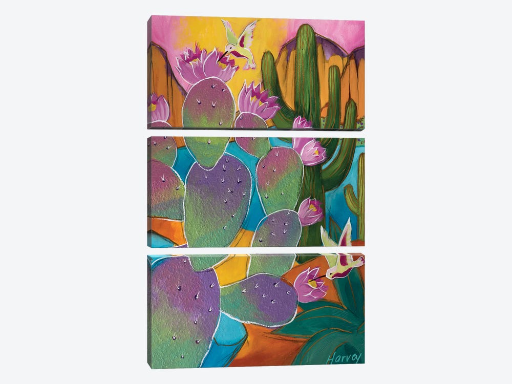 Spring's Bounty by Kristin Harvey 3-piece Canvas Art Print