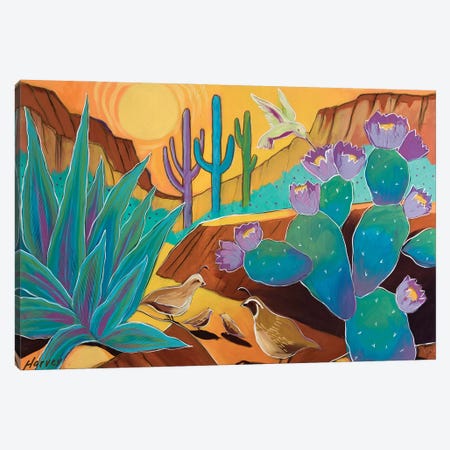 Our Beautiful Desert Canvas Print #KHV32} by Kristin Harvey Canvas Wall Art