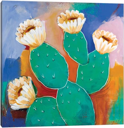 Desert Surprise Canvas Art Print - Cactus Art
