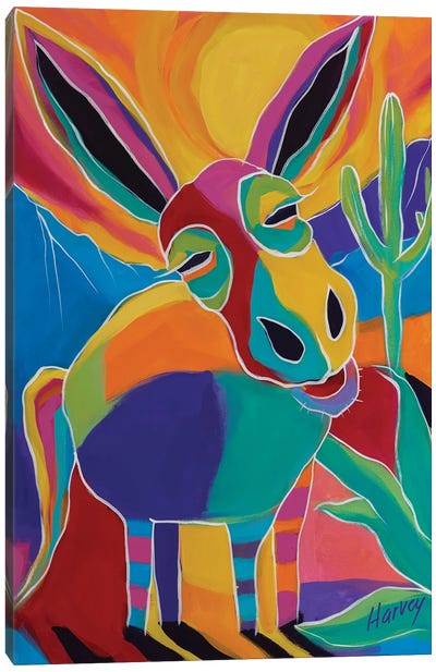 Rigoberto Canvas Art Print - Large Colorful Accents