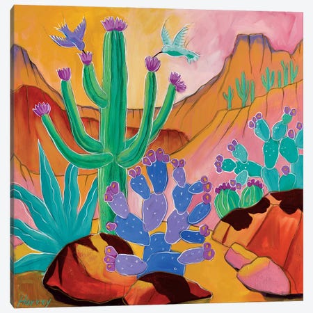 Desert Joy Canvas Print #KHV7} by Kristin Harvey Canvas Art