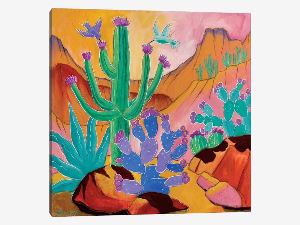 Desert Joy by Kristin Harvey 1-piece Canvas Artwork