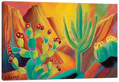 Desert Heat Canvas Art Print - Kristin Harvey