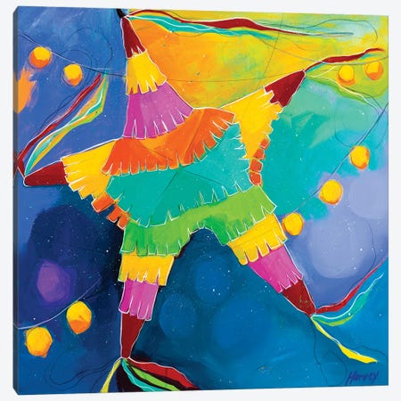 Fiesta Night Canvas Print #KHV90} by Kristin Harvey Canvas Art