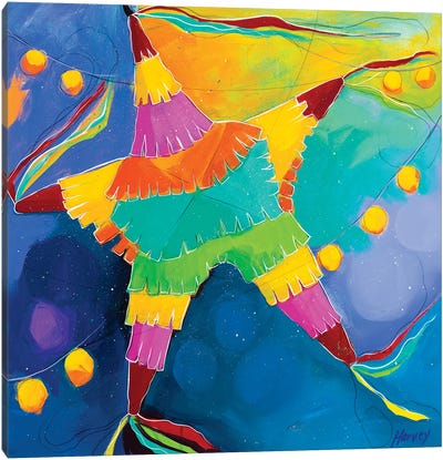 Fiesta Night Canvas Art Print - Kristin Harvey