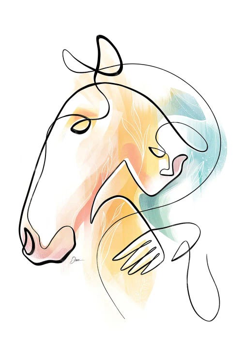 Equus No 15 / Horse Art by Dane Khy wall art