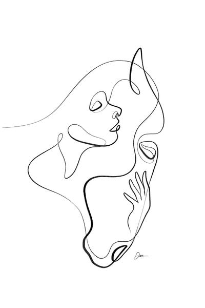 Dane Khy: Equus XIX - Horse Canvas by Dane Khy