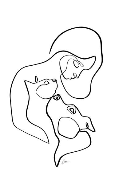 Black & White Drawings & Illustrations: Unconditional by Dane Khy