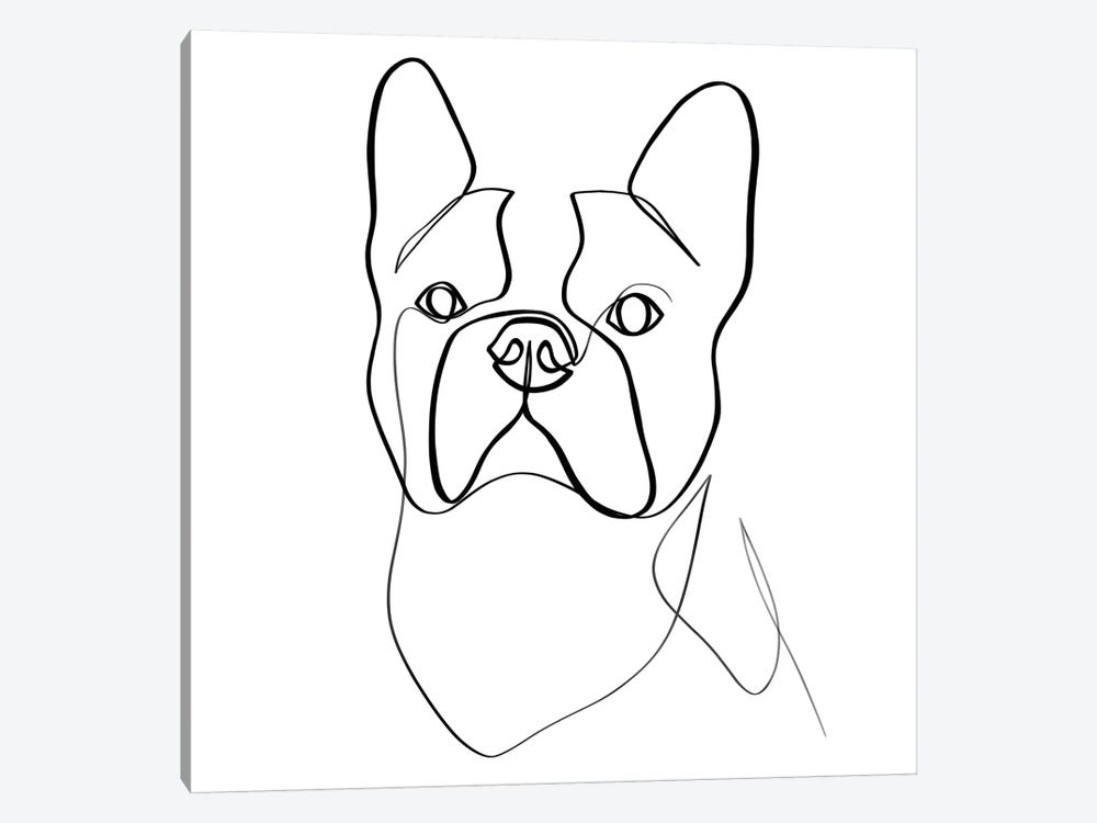 French Bulldog II by Dane Khy 1-piece Canvas Art