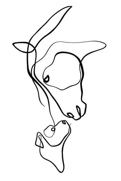 Dane Khy: Horse and Dog by Dane Khy