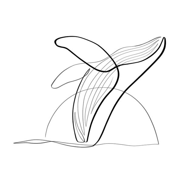 Dane Khy: Humpback Whale II by Dane Khy