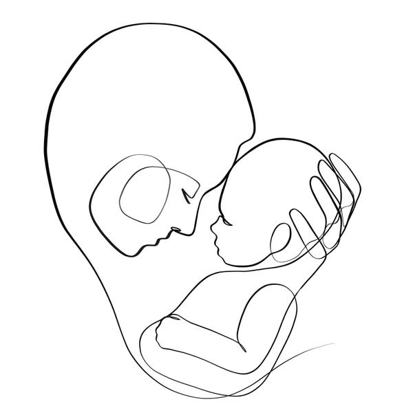 Dane Khy: Mom and Child by Dane Khy