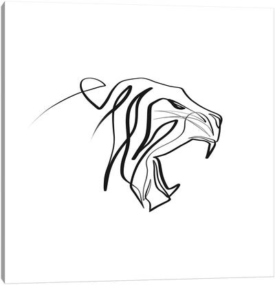 Tiger Canvas Art Print - Dane Khy