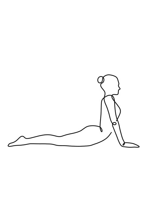 Yoga Cobra by Dane Khy wall art
