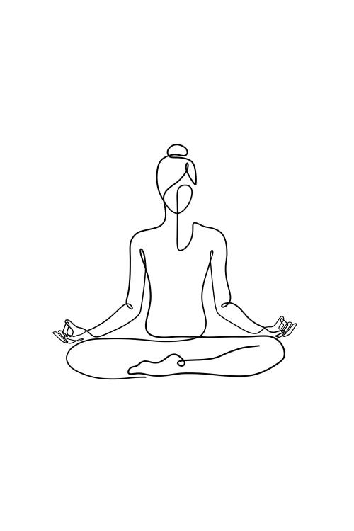 Yoga Namaste by Dane Khy wall art