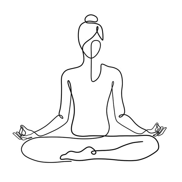Dane Khy: Yoga Namaste Square by Dane Khy