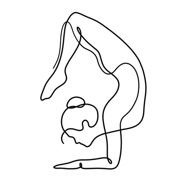 Dane Khy: Yoga Scorpion Square by Dane Khy