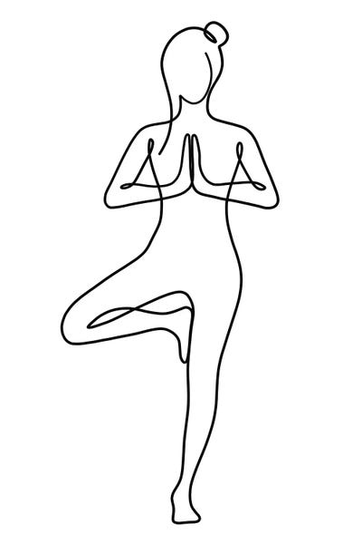 Dane Khy: Yoga Tree Pose by Dane Khy