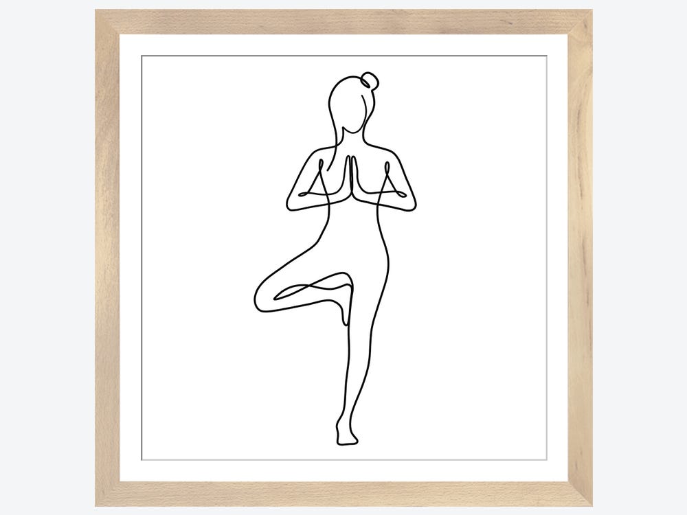 9,984 Yoga Poses Line Art Images, Stock Photos, 3D objects