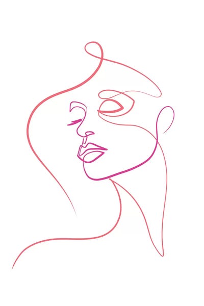 Dane Khy: Femme Face I by Dane Khy