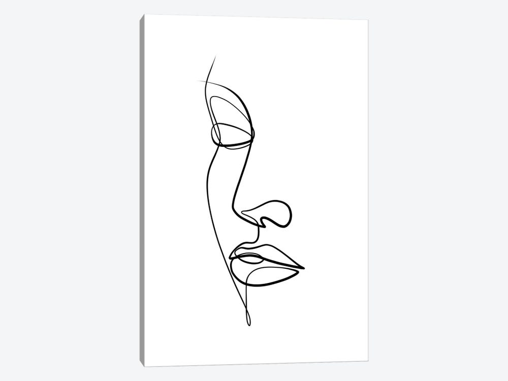 Femme Face II by Dane Khy 1-piece Art Print