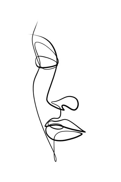 Black & White: Femme Face II by Dane Khy