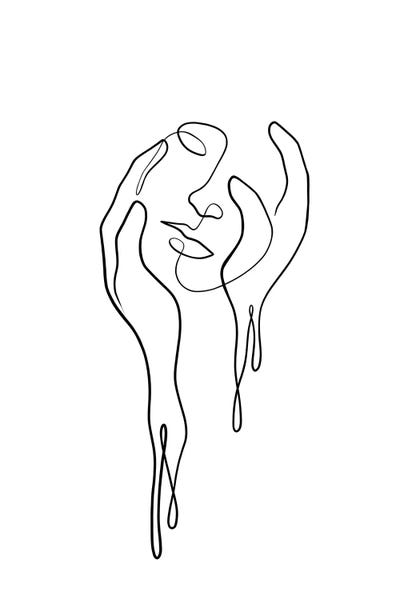 Black & White Minimalist Décor: For She Is Fragile by Dane Khy