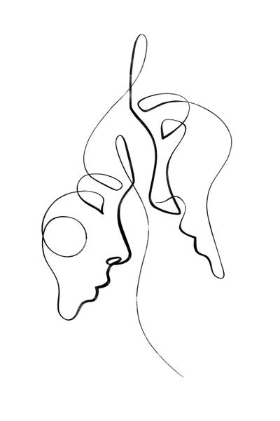 Large Modern Art - Canvas Prints: Invite Me In No. 1 by Dane Khy