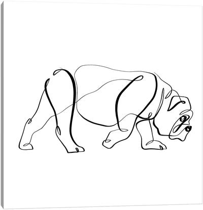 Bulldog I Canvas Art Print - Dane Khy