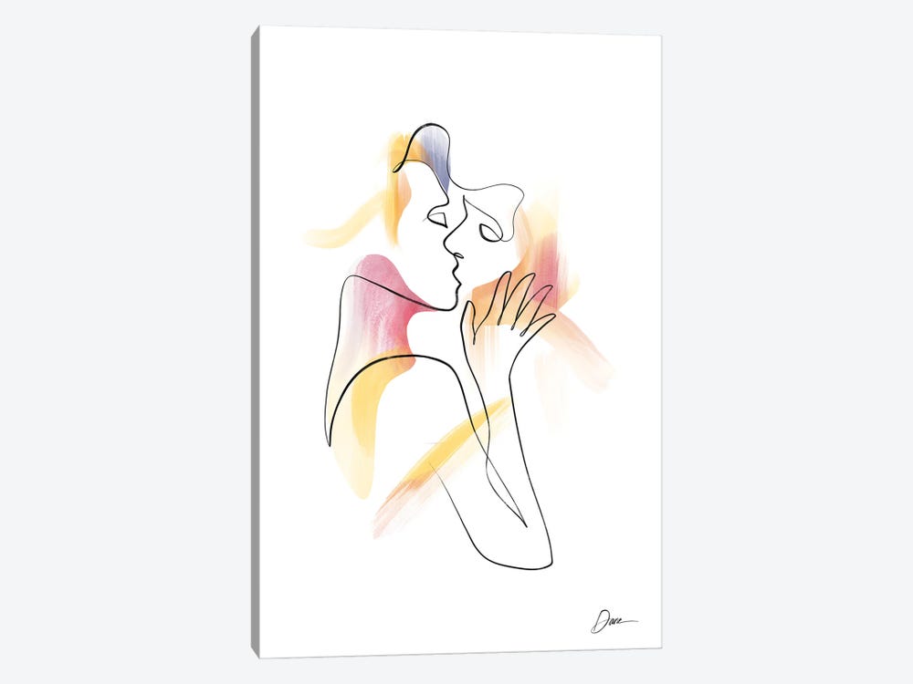Eros No 2 - Erotic Line Art by Dane Khy 1-piece Art Print