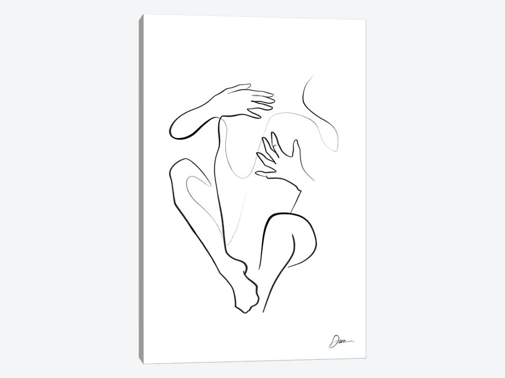 Eros No 5 by Dane Khy 1-piece Canvas Art Print