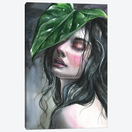 Leaf Canvas Print #KIB11} by Kira Balan Art Print