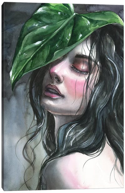 Leaf Canvas Art Print - Kira Balan