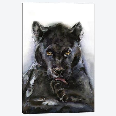 Panther Canvas Print #KIB22} by Kira Balan Canvas Wall Art